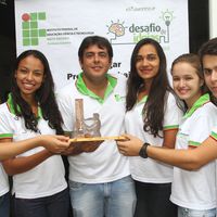 Equipe vencedora do concurso 'Desafio de Ideias' 2015
