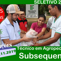 Seletivo Agropecuária 2020/1