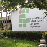 Fachada do IFMT Campus Cáceres