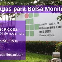 Campus oferece 65 Bolsas Monitoria